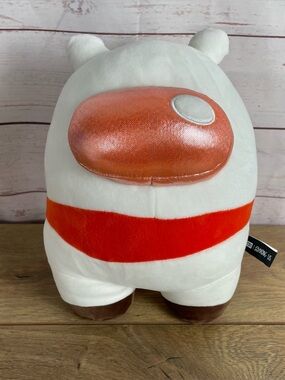 8" BT21 RJ X Among Us Plush Limited Edition standing doll white red EUC